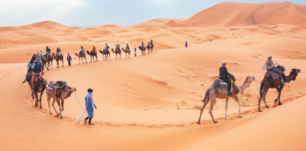 Camel Trekking in Erg Chebbi Dunes