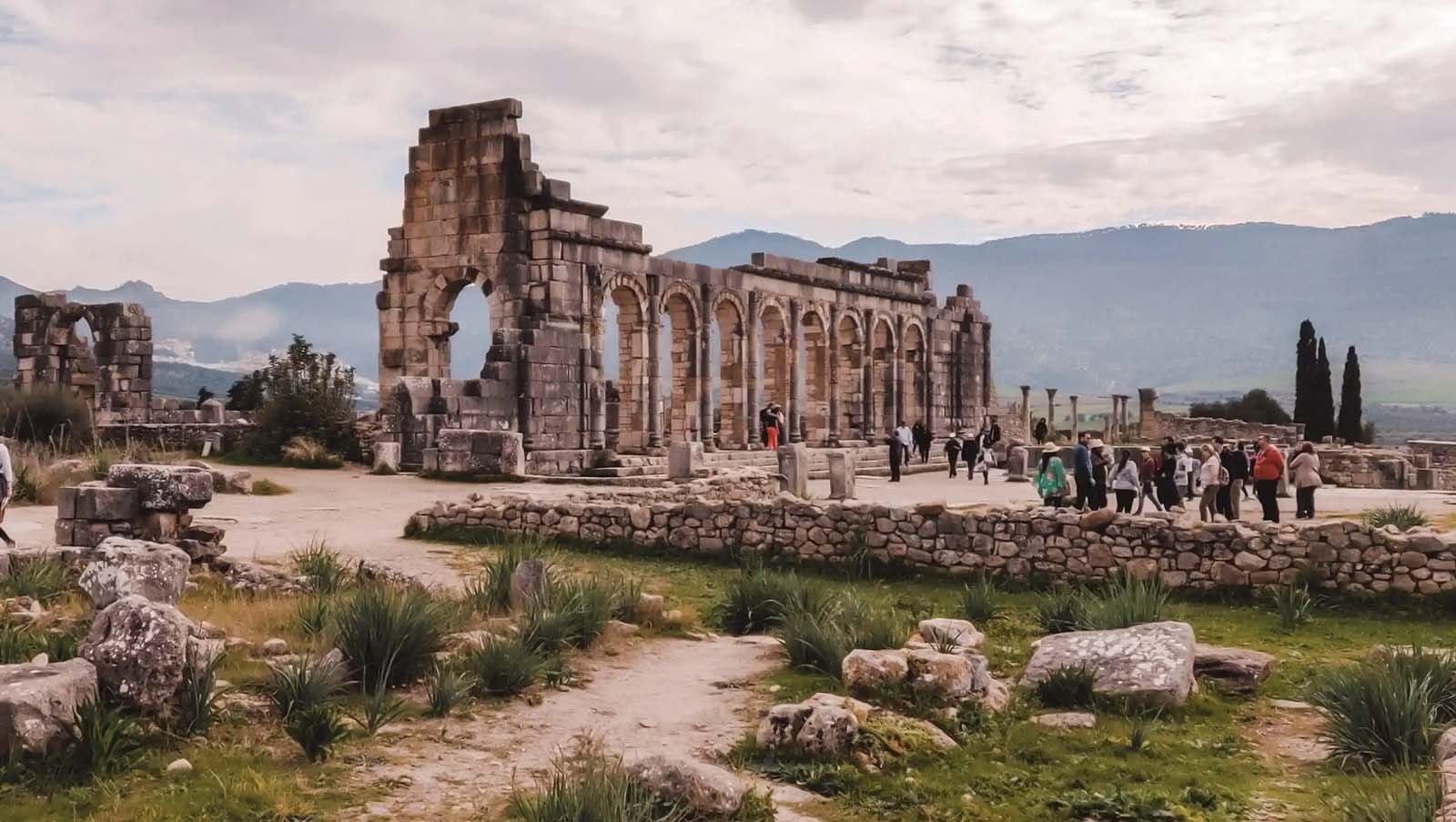 Morocco Volubilis Lost city ancient Roman-ruins