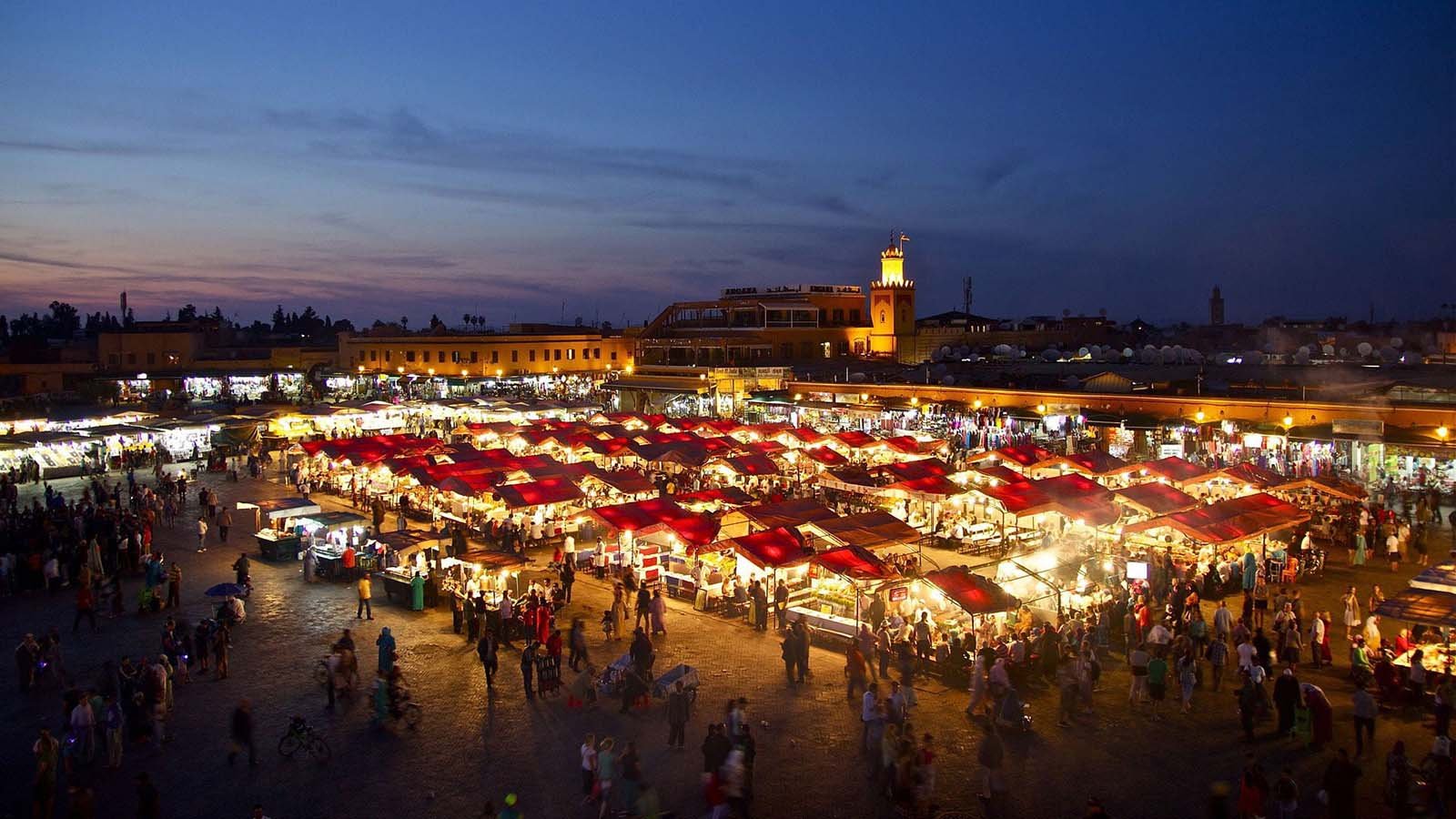 Traditional Souks in Marrakech Medina